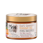 Maui Moisture Curl Quench + Coconut Oil Curl Smoothie, 12 oz | Curly Hair Styling Cream, with Coconut Oil & Papaya Butter, Helps Tame Frizz & Enhance Softness, Silicone Free