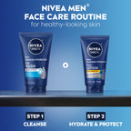 NIVEA MEN Maximum Hydration Face Wash, Provitamin B5 and Aloe Vera, 5 FL OZ | Hydrating Face Wash for Men, Provitamin B5 and Aloe Vera, Refreshes and Cleanses without Drying, Dermatologically Tested