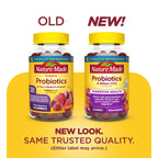 Nature Made Probiotics for Women and Men, 42 Probiotic Gummies | Probiotics with 8 Billion CFU Per 2 Probiotic Gummies, Support Healthy Digestion, Raspberry & Cherry Flavors, 21 Day Supply