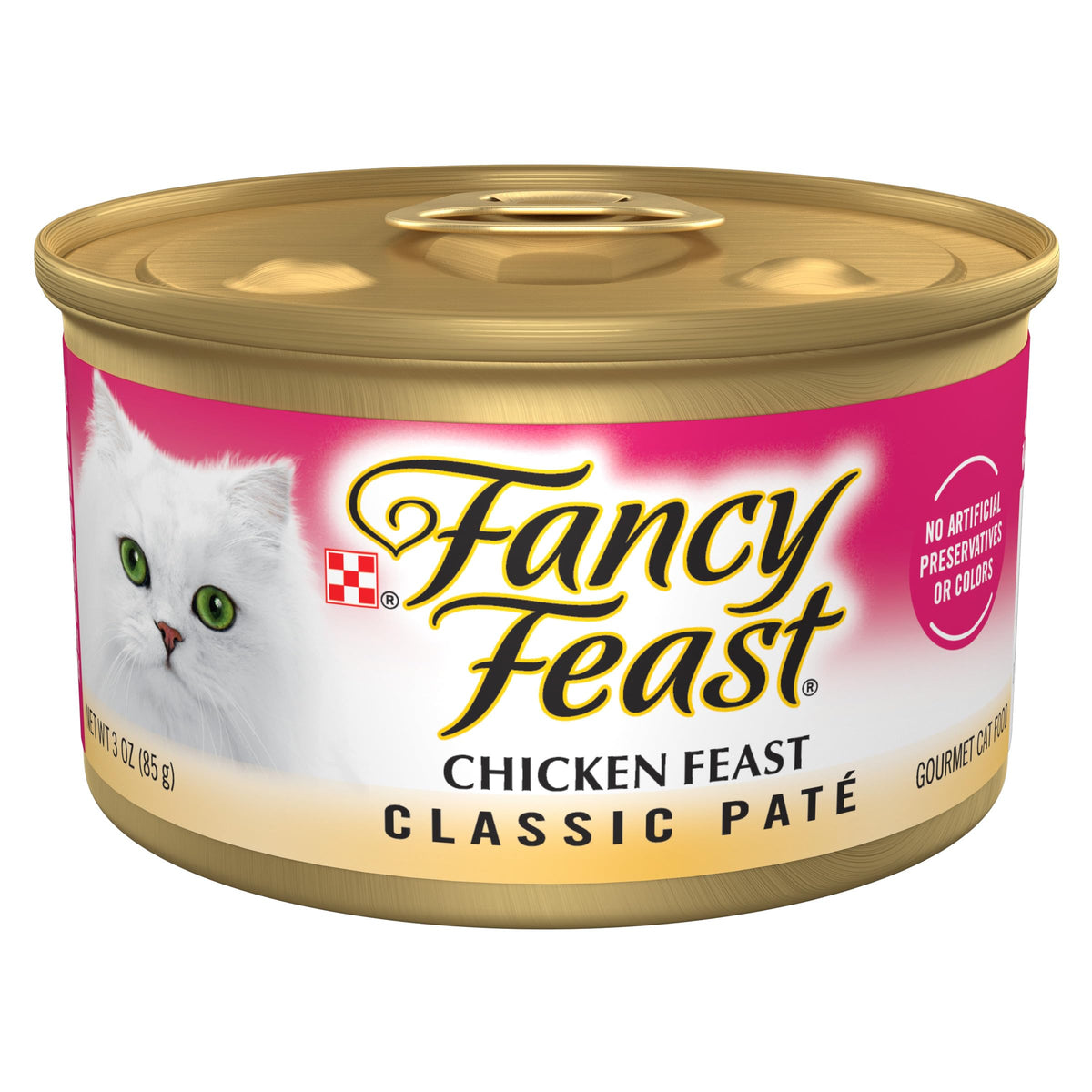 Purina Fancy Feast Classic Pate Wet Cat Food, 3 oz cans, 24-Pack