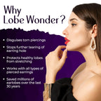 Lobe Wonder The ORIGINAL Earring Support Patches – 60 Clear & Latex-Free