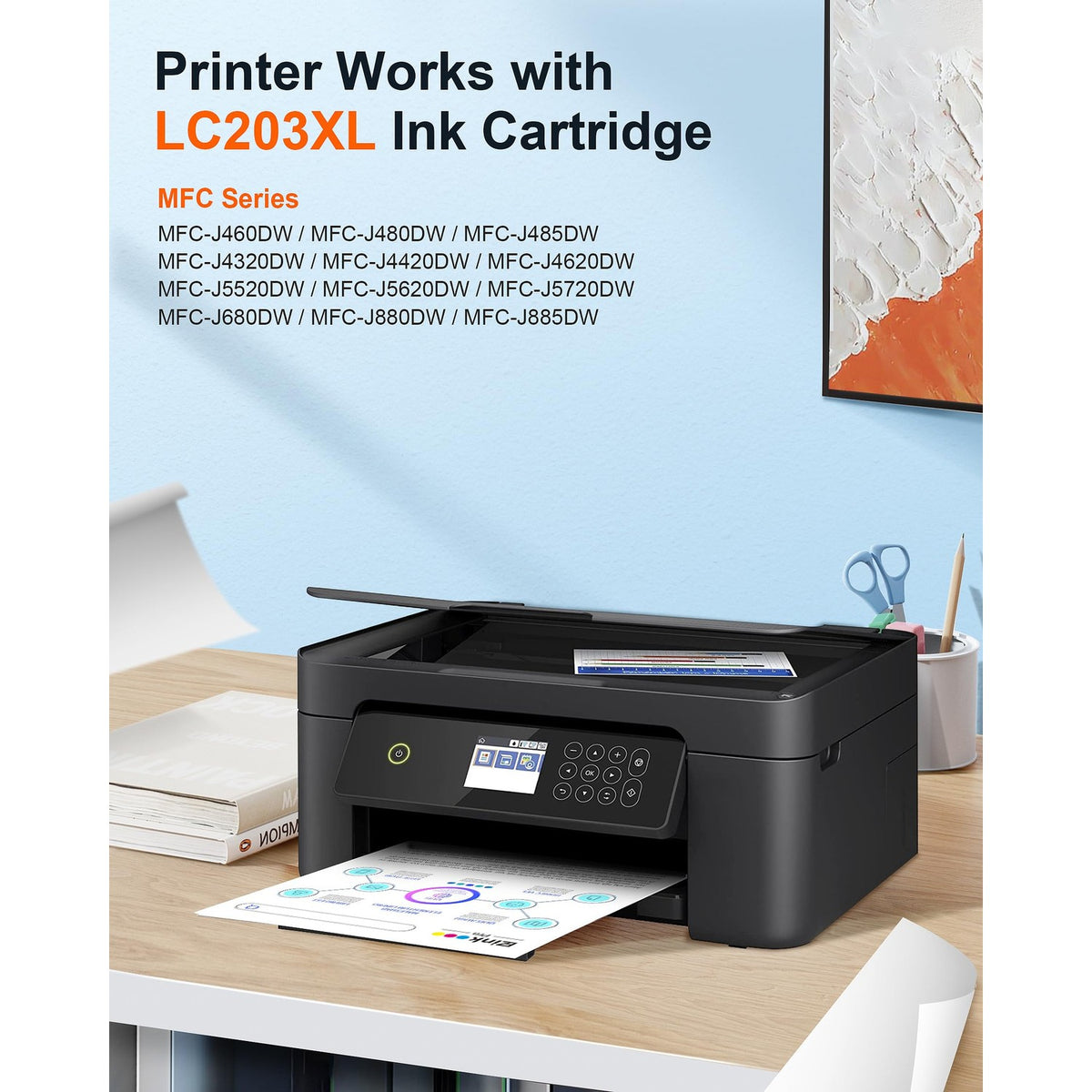 E-Z Ink Pro LC203XL Compatible for Brother LC203XL LC201XL Ink Cartridges