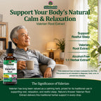 Natures Answer Valerian Root 1000 mg, 2 oz - Alcohol-Free Extract - Natural Sleep Aid - Stress Reliever - Promotes Restful Slumber