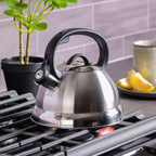Buy now Mr. Coffee Flintshire 1.75-Quart Stainless Steel Whistling Tea Kettle â€“ Brushed Satin Finish Stove-Top Kettle for Boiling Water at indiglob india