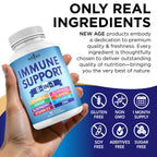 8 in 1 Immune Support Booster Supplement with Echinacea, Vitamin C and Zinc 50mg, Vitamin D 5000 IU, Turmeric Curcumin & Ginger, B6, Elderberry (8 in 1 Capsules (Pack of 3))