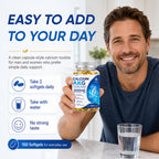 Calcium AKG Supplement 2000mg - 150 Softgels with Vitamin D3 & K2 Softgels for Women & Men │ High Absorption│Calcium Supplements with Magnesium Glycinate, Boron, Probiotics & Vitamin C for Bone1