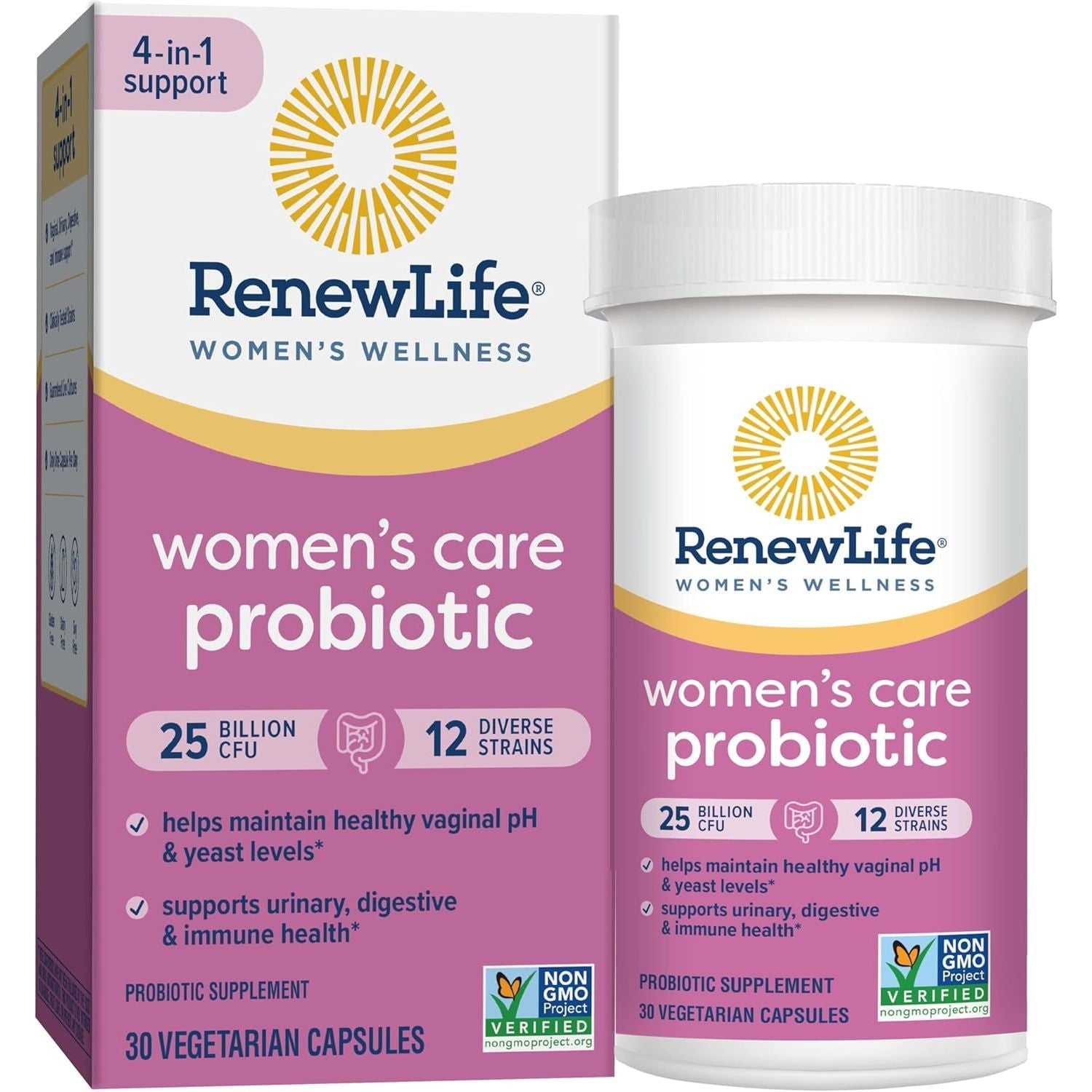 Buy now Renew Life Women's Probiotic Capsules, Supports pH Balance for Women, Vaginal, Urinary, Digestive and Immune Health, L. Rhamnosus GG, Dairy, Soy and Gluten-Free, 25 Billion CFU - 30 Ct at indiglob india