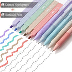 Mr. Pen- Aesthetic Highlighters and Gel Pens, 10 Pack