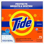 Buy now Tide Powder Laundry Detergent, Original Scent, 75 Loads, 85 oz at indiglob india