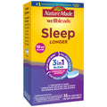 Nature Made Wellblends Sleep Longer, 35 Tri-Layer Tablets | Melatonin 10mg, L theanine 100 mg, and GABA 100mg, Sleep Supplement