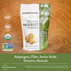 Buy now MRM Nutrition Organic Maca Root Powder | Superfoods | Adaptogen | Gluten-Free + Vegan | 40 Servings at indiglob india