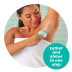 Schick Intuition Razors for Women with Sensitive Skin | 1 Razor & 2 Intuition Razor Blades Refill with Organic Aloe