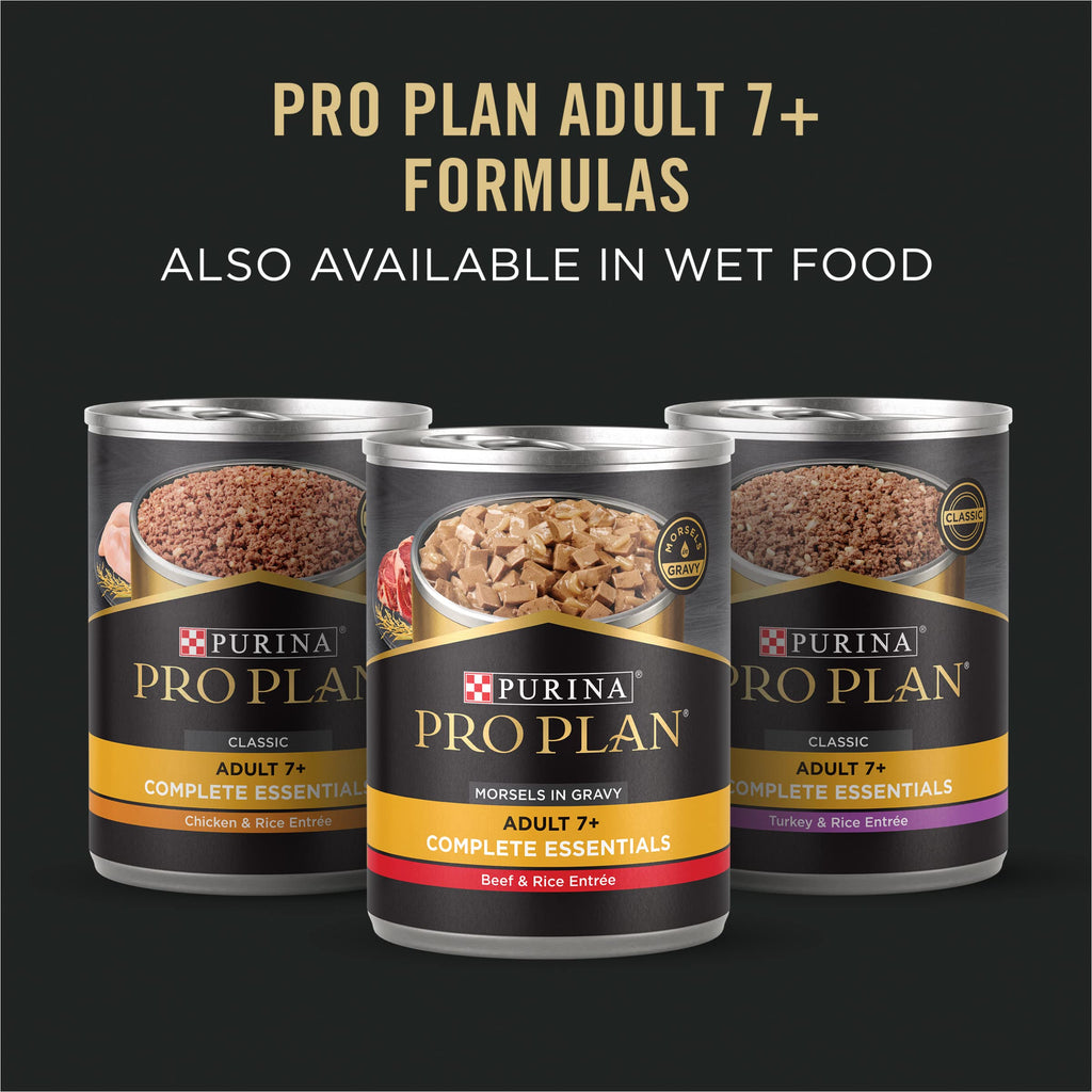 Purina Pro Plan Sensitive Skin & Stomach Dry Dog Food, Senior, 4 lb Bag