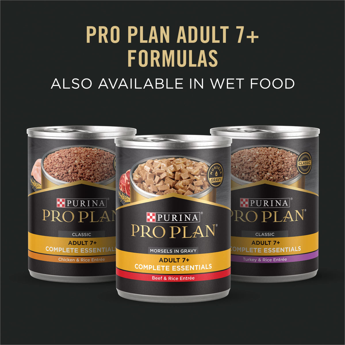 Purina Pro Plan Sensitive Skin & Stomach Dry Dog Food, Senior, 4 lb Bag