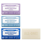 Dr. Bronner's Pure-Castile Magic Bar Soaps (5 Ounce Variety Gift Pack) Almond, Unscented, Lavender, Peppermint, Citrus, Rose - Made with Regenerative Organic Certified Oils, Vegan, Non-GMO