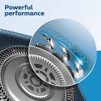 Philips Norelco Genuine Replacement Heads, 3 Count | 45 Self Sharpening SteelPrecision blades, Compatible with Series 5000 & 7000, SH71/52