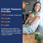 Carlson The Very Finest Fish Oil, 1600 mg, Omega-3s, 200 mL (6.7 Fl Oz) | Orange; Liquid Fish Oil Supplement; Norwegian Fish Oil; Wild-Caught; Sustainably Sourced Fish Oil Liquid