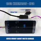 Buy now MOTOPOWER MP0609EA 3.1Amp Waterproof Motorcycle Dual USB Kit SAE to USB Adapter Cable with SAE Ring Terminal Cable Harness at indiglob india