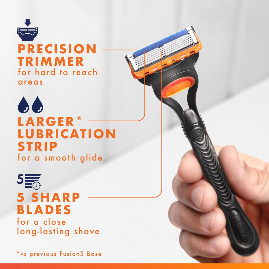 Gillette Fusion5 Razor for Men, Handle + 1 Razor Blade Refill