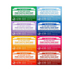 Dr. Bronner's Pure-Castile Magic Bar Soaps (5 Ounce Variety Gift Pack) Almond, Unscented, Lavender, Peppermint, Citrus, Rose - Made with Regenerative Organic Certified Oils, Vegan, Non-GMO