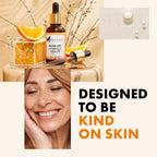 Eclat Skincare Vitamin C Serum - Skin Care for Dark Spots, Vitamin C Serum for Face with Hyaluronic Acid, Ferulic Acid, & Vit E - Anti Aging and Skin Brightening Vit C Formula for Face Care 1 Fl Oz