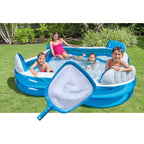 Buy now ATIE Pool Spa Leaf Skimmer Net with White Ultra Fine Mesh with 4" Deep Pocket Great for Removing Leaves & Debris in In-Ground Pool Spa and Above Ground Pool, Inflatable Pool, Hot Tub, and Fountain at indiglob india