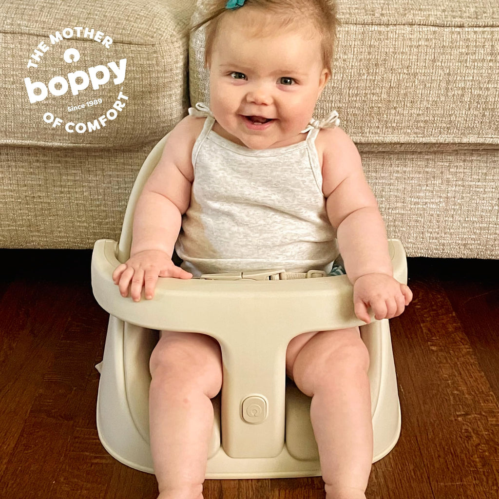 Boppy Proper Posture Floor & Booster Seat, Infant Seat & Washer-Safe Tray