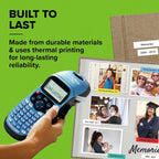 DYMO LetraTag 100H Silver Handheld Label Maker & LT Label Tapes, Thermal Printing, Easy-to-Use, Great for Home & Office Organization