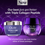 Buy now Olay Retinol Night Cream for Women, MAX, Anti-Aging Face Mousturizer, Fragrance-Free, Non Greasy - Anti-Wrinkle, Smooth Fine Lines, Hydrating Skin Care - Triple Collagen Cream, Niacinamide, 1.7oz at indiglob india