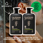 California Naturals Re:GRO Anti-Thinning Shampoo & Conditioner Set for Men, Biotin, Caffeine & Rosemary Oil, Hair Loss & Thinning Hair Support, Sulfate Free, 20 oz