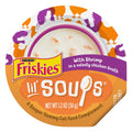 Purina Friskies Lil Soups Cat Food Topper, Shrimp, 8 Count, 1.2 oz Cups