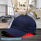 Red Light Therapy for Hair Cap, Hands-Free LLLT Laser Hair Growth Cap, Blue