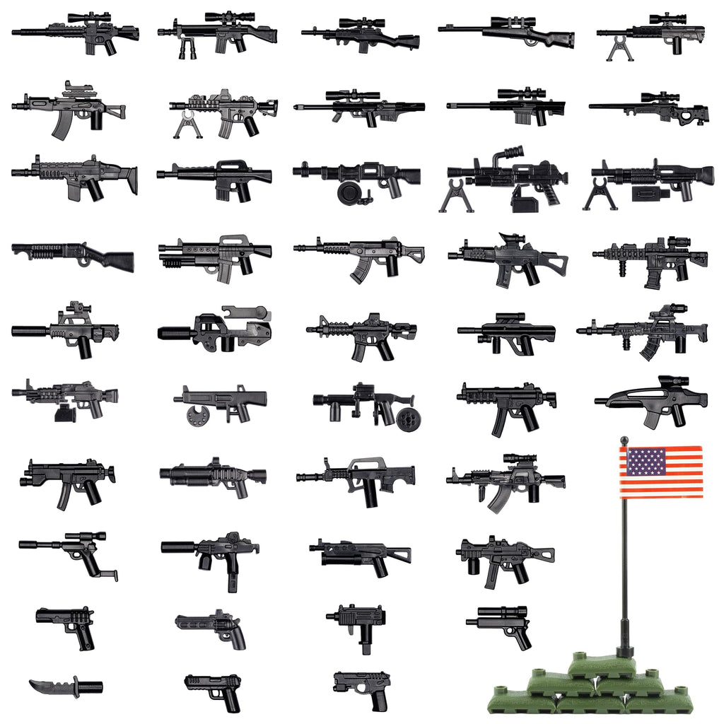 Buy now 83 Pcs Toy Soldiers Figures US Army Battle Toy Set - Weapons Pack Military Weapon Battle Building Blocks Compatible with Major Brand, 3 Years Old and up at indiglob india
