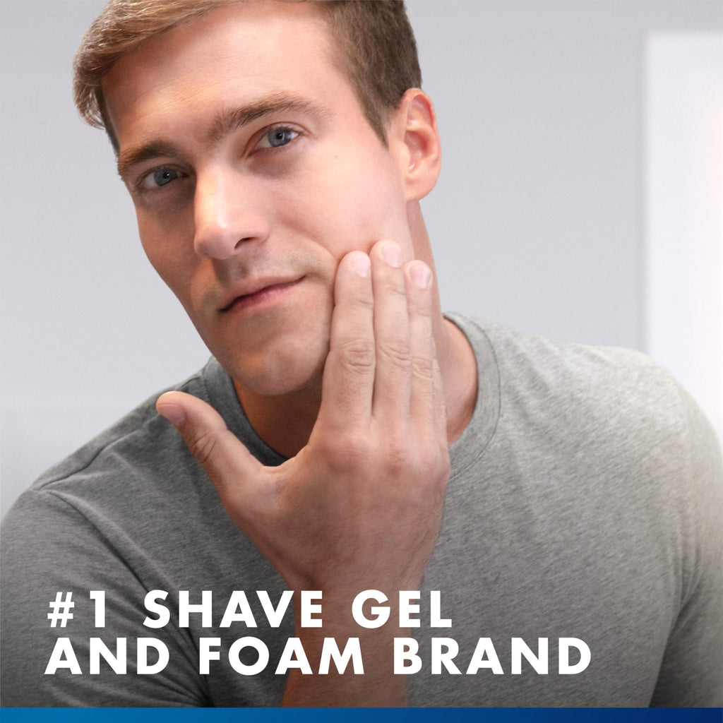 Gillette Series 3X Action Shave Gel, Sensitive Twin Pack, 7 Oz (Pack of 2)