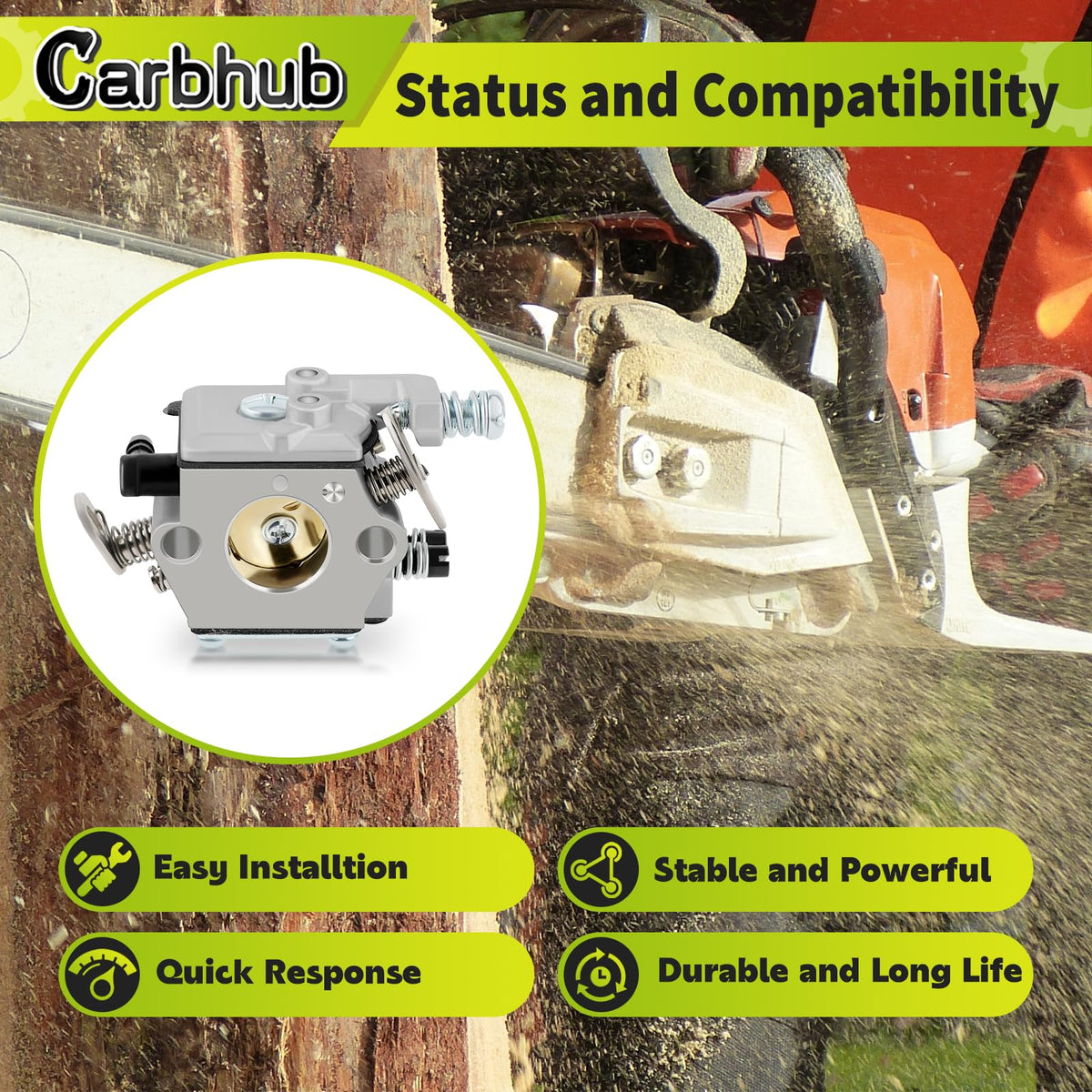 Carbhub Carburetor for Stihl 021 023 025 MS210 MS230 MS250 Chainsaw Carb