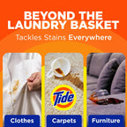 Buy now Tide Laundry Stain Remover Spray with Oxi | Stain Remover for Clothes, Carpet, Upholstery, Pet Bedding | Stain Treater Spray for Tough Stains from Wine, Coffee, Grease | 22 Fl Oz (Pack of 2) & 3 Fl Oz at indiglob india