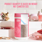 Buy now Vital Proteins Beauty Collagen (Strawberry Lemon, Canister) - 120mg of Hyaluronic Acid and 15g of Collagen Per Serving at indiglob india