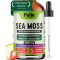 Pella Nutrition Sea Moss Drops with Bladderwrack - Strawberry Lime, 60 mL