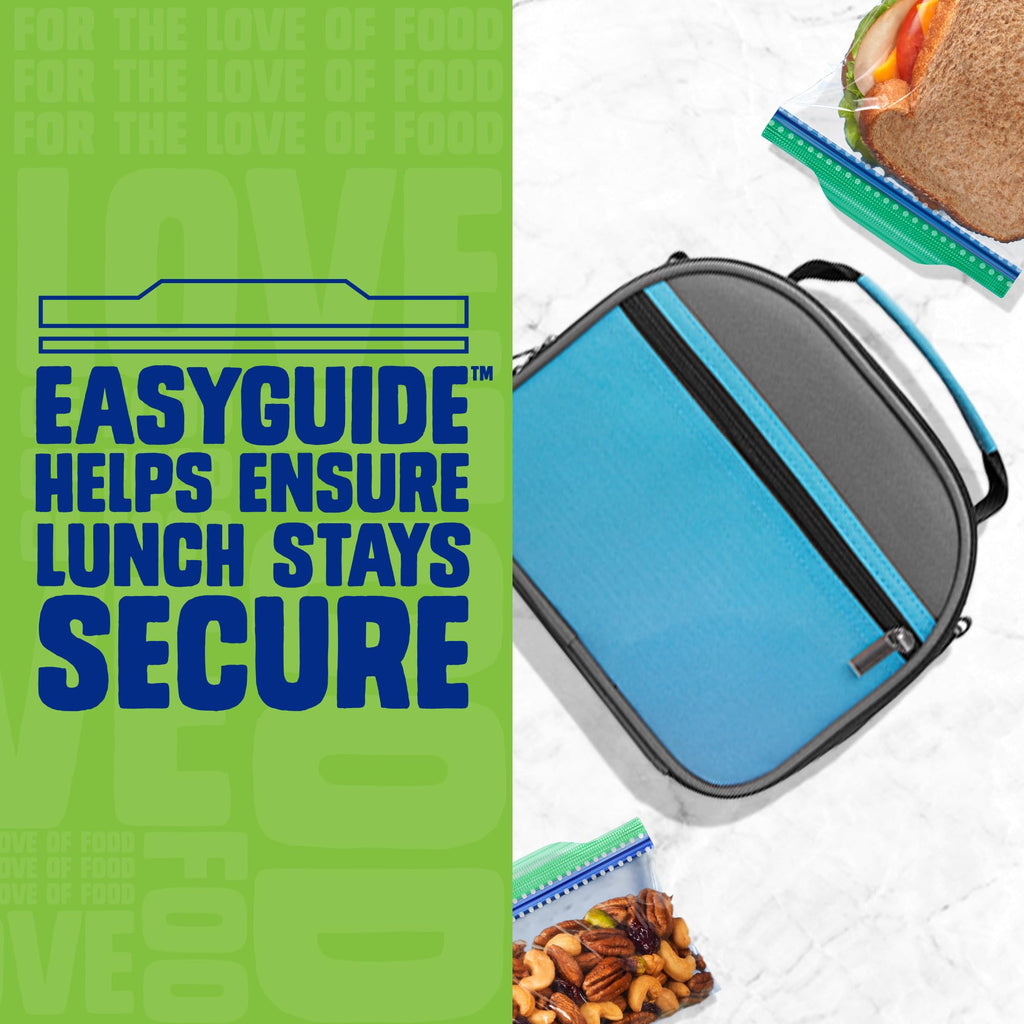 Buy now Ziploc Sandwich and Snack Bags with EasyGuide Texture, Plastic Storage Bags with Grip 'n Seal Technology, 270 Bags Total at indiglob india