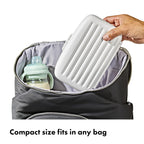 OXO Tot Travel Size Baby Bottle Drying Rack & Bottle Brush, Portable, Gray