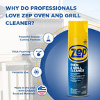 Zep Oven & Grill Cleaner 19oz & Zep Wall Cleaner 18oz - ECBD001