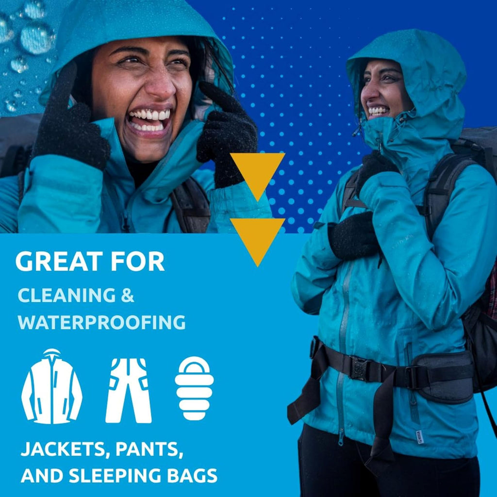 Buy now Nikwax Hardshell Cleaning & Waterproofing Duo-Pack at indiglob india