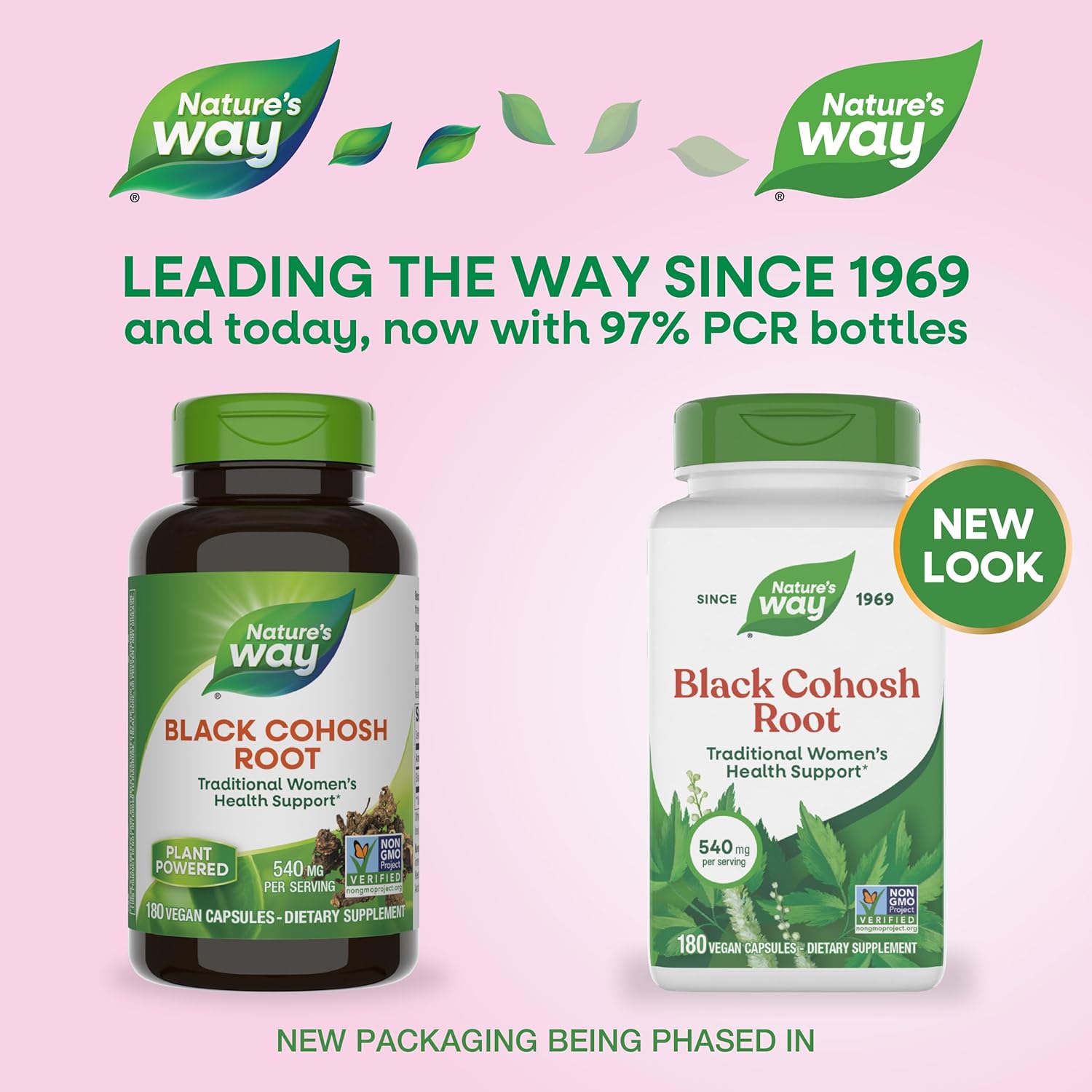 Buy now Nature's Way Black Cohosh Root, Traditional Support for Women's Health*, Non-GMO Project Verified, 180 Capsules at indiglob india
