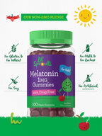 Carlyle Kids Melatonin Gummies | 100 Count | Fruit Flavor Gummy