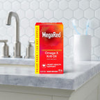 Buy now MegaRed - Omega-3 Krill Oil 350mg Softgels (130 Count in A Bottle), EPA & DHA Omega-3 Fatty Acids with No Fishy Aftertaste Unlike Fish Oil, Contains Antioxidant Astaxanthin at indiglob india