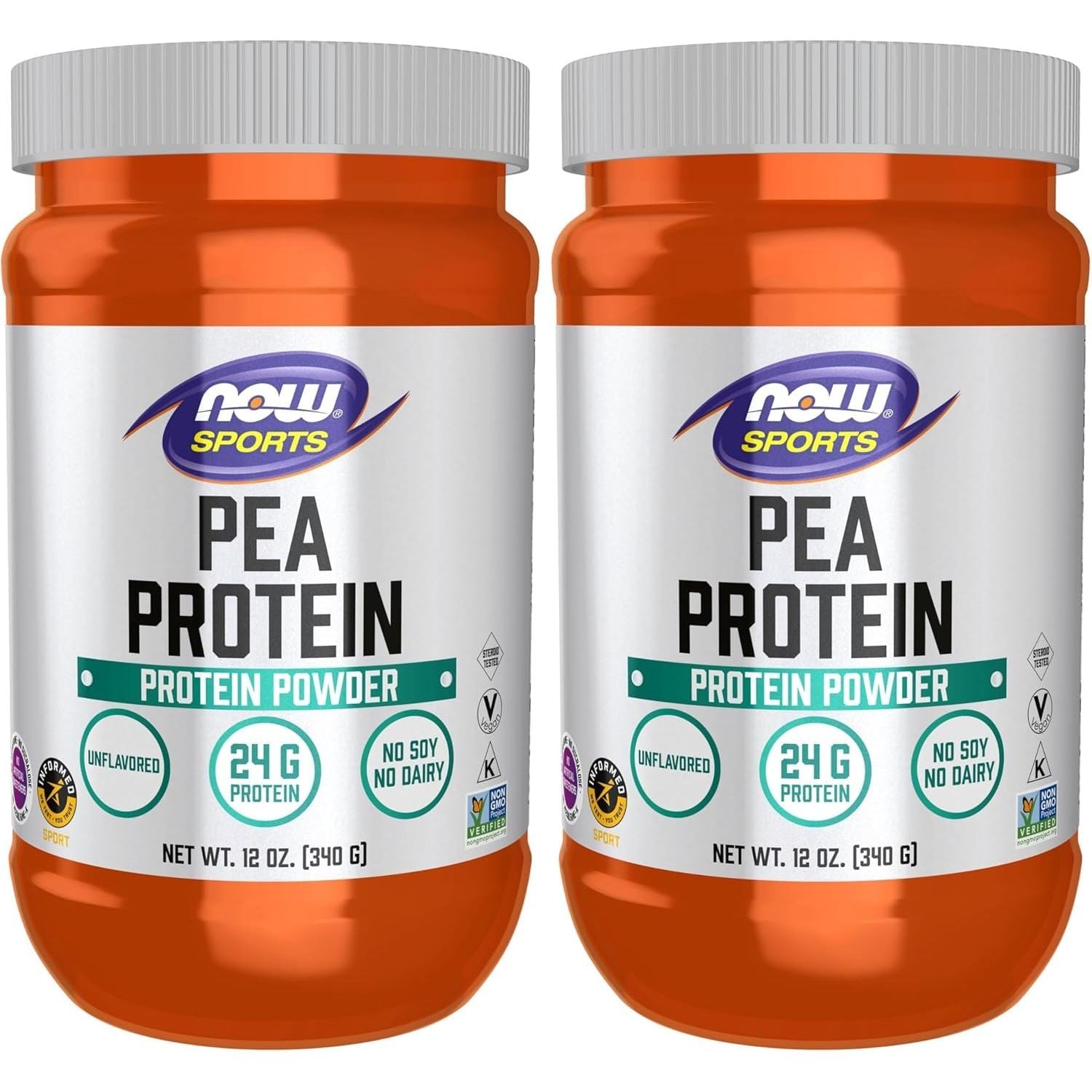 Buy now NOW Foods Sports Nutrition, Pea Protein 24 g, Easily Digested, Unflavored Powder, 12-Ounce 10 Servings (Pack of 2) Nutrition at indiglob india