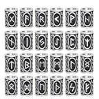 Buy now 24Pcs Norse Vikings Runes Hair Beard Beads for Bracelets Pendant Necklace DIY,Braiding Beads for Hair Braids Antique Silver Beard Ring Viking Beads Kits(Include 2Pcs Pull Hair Pin) at indiglob india