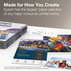 Epson Ultra Premium Presentation Paper (8.5x11 Inches, 50 Sheets) (S041341),White , matte finish
