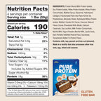 Pure Protein Coconut Joy Protein Bars, 20g Protein, Gluten Free, 4 Ct