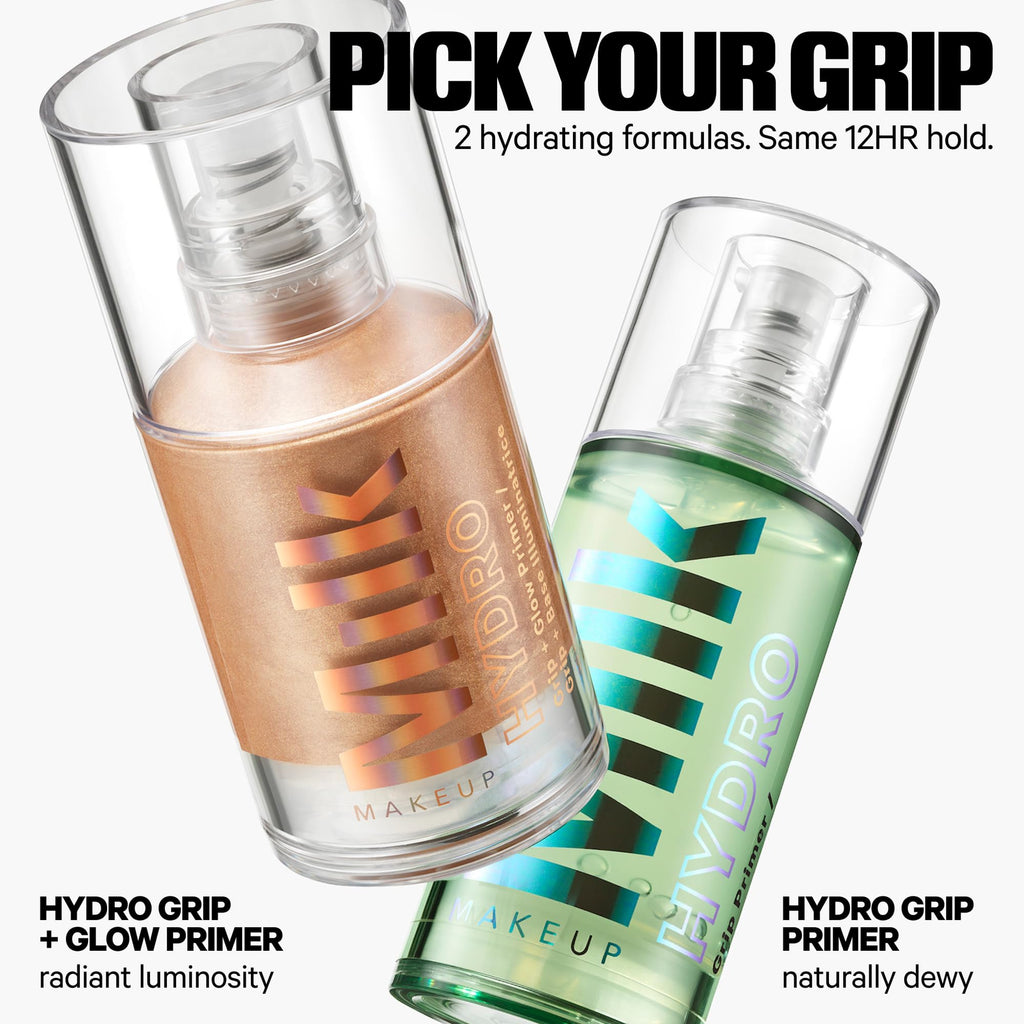 Buy now Milk Makeup Hydro Grip + Glow Primer with Hyaluronic Acid Æ’?? Illuminating Face Primer Grips Makeup for Up to 12 Hours Æ’?? Silicone-Free, Hydrating Formula with Radiant, Golden Finish Æ’?? 1 oz at indiglob india